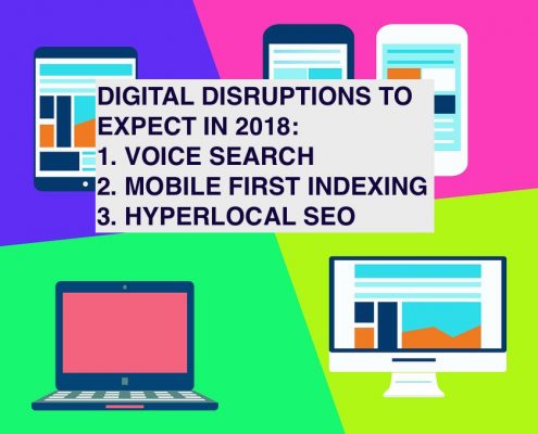 Digital marketing disruptions