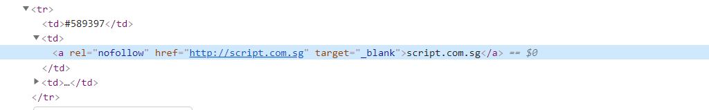 NoFollow Link Code