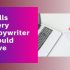 Copywriter Skills You Need