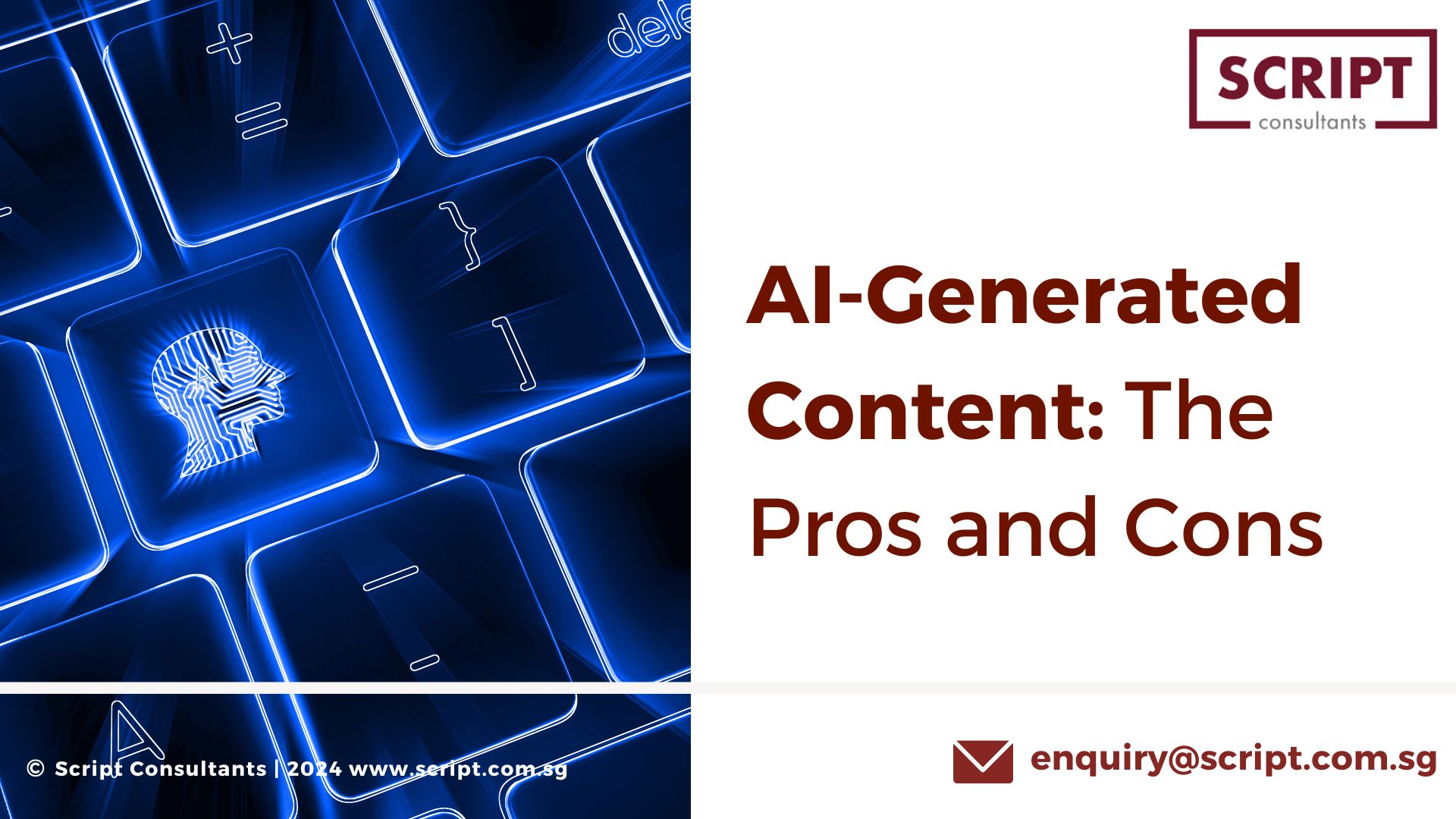 AI-Generated Content The Pros and Cons AI-Generated Content The Pros and Cons