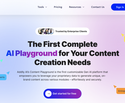 Addlly ai promptless no-prompt ai playground for content creation surfer seo alternative