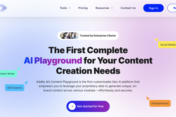 Addlly ai promptless no-prompt ai playground for content creation surfer seo alternative