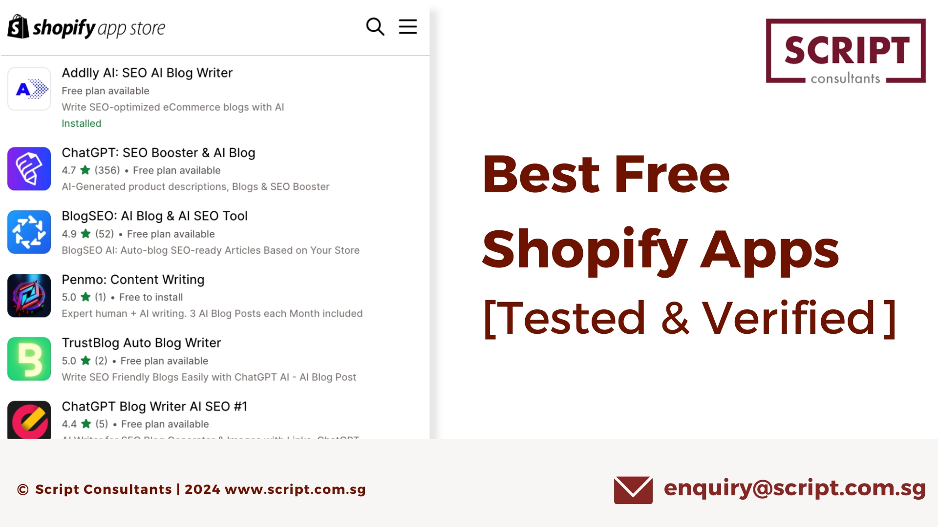 Best Free Shopify Apps Best Free Shopify Apps